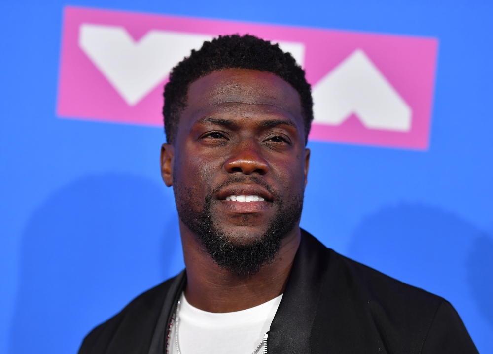 (FILES) In this file photo taken on August 20, 2018 US actor/comedian Kevin Hart attends the 2018 MTV Video Music Awards at Radio City Music Hall on August 20, 2018 in New York City. AFP / ANGELA WEISS