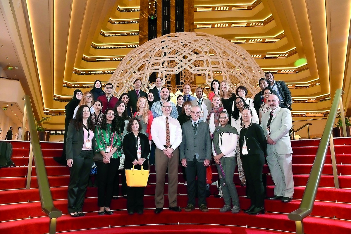 The participants from Europe, Middle East, Asia, and North America at the WCM-Q conference to examine the role of the medical humanities in medical education in the region. 
