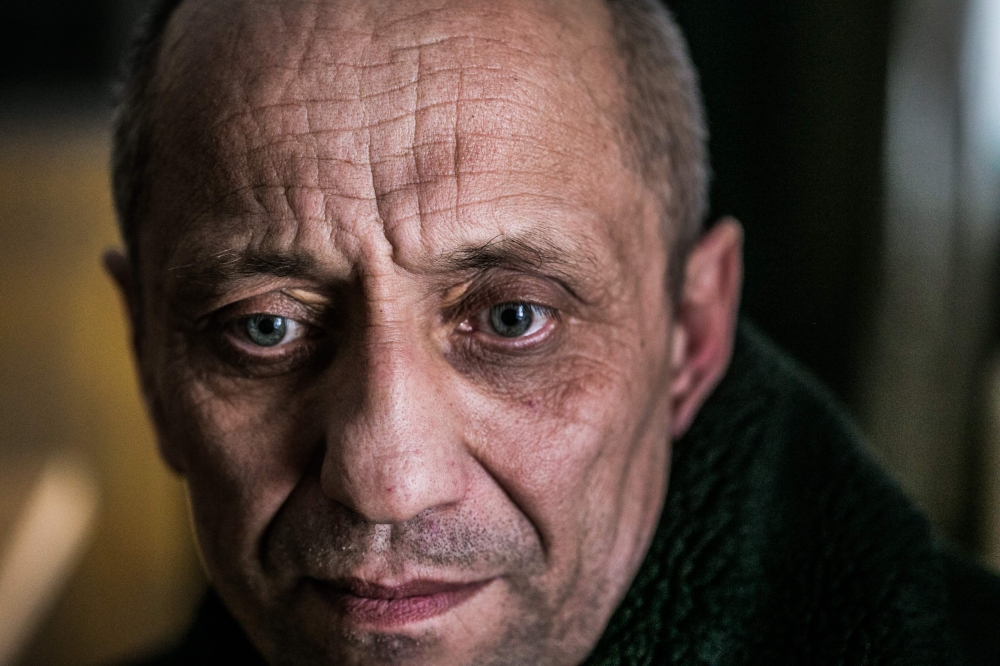 A picture taken on December 13, 2017 shows serial killer Mikhail Popkov in Irkutsk.  AFP / Anton Klimov 
