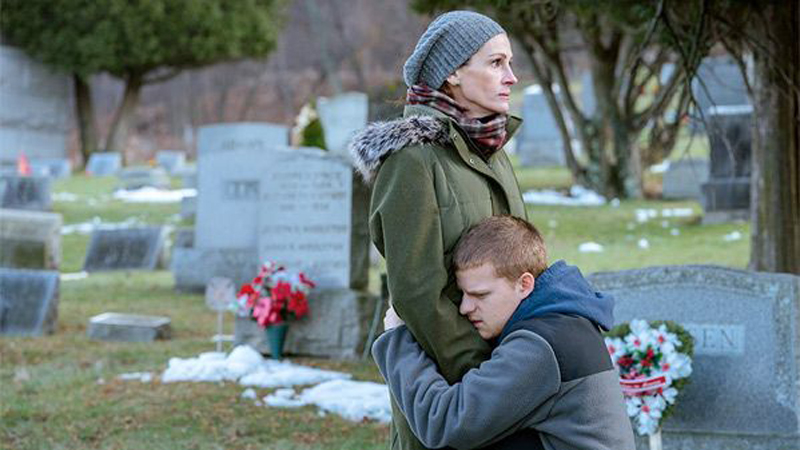 A still from the movie Ben Is Back.