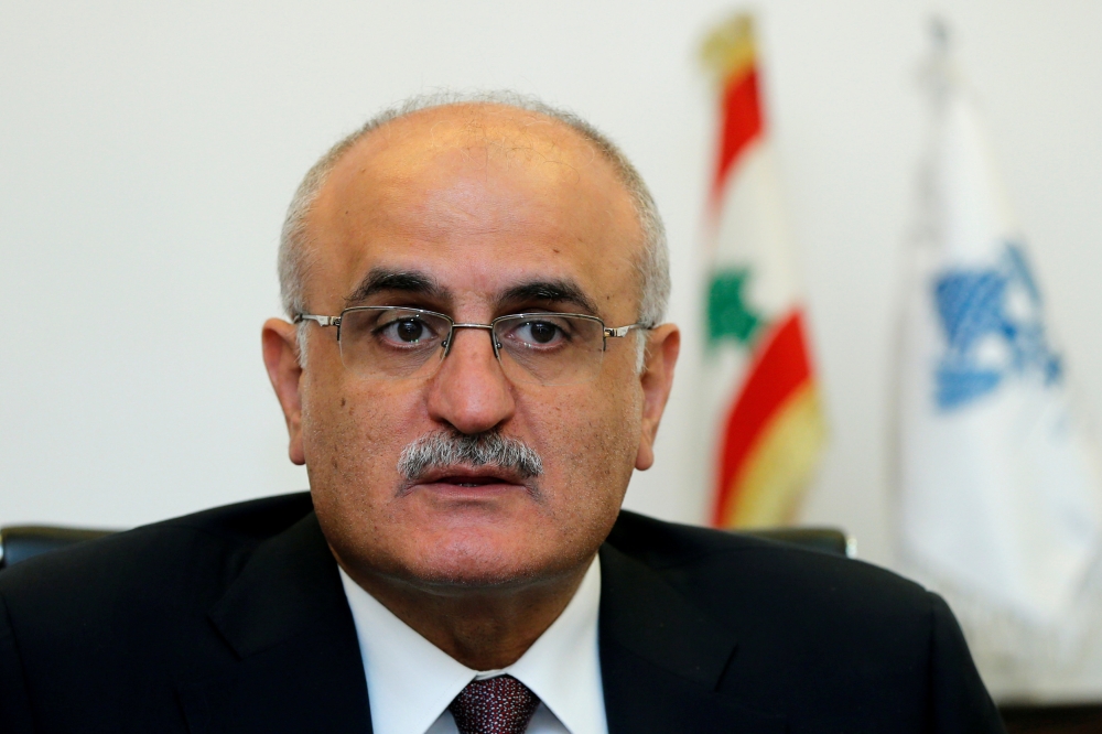 Lebanon's Caretaker Finance Minister Ali Hassan Khalil speaks during a meeting in Beirut, Lebanon June 19, 2018. REUTERS/Mohamed Azakir/File Photo
