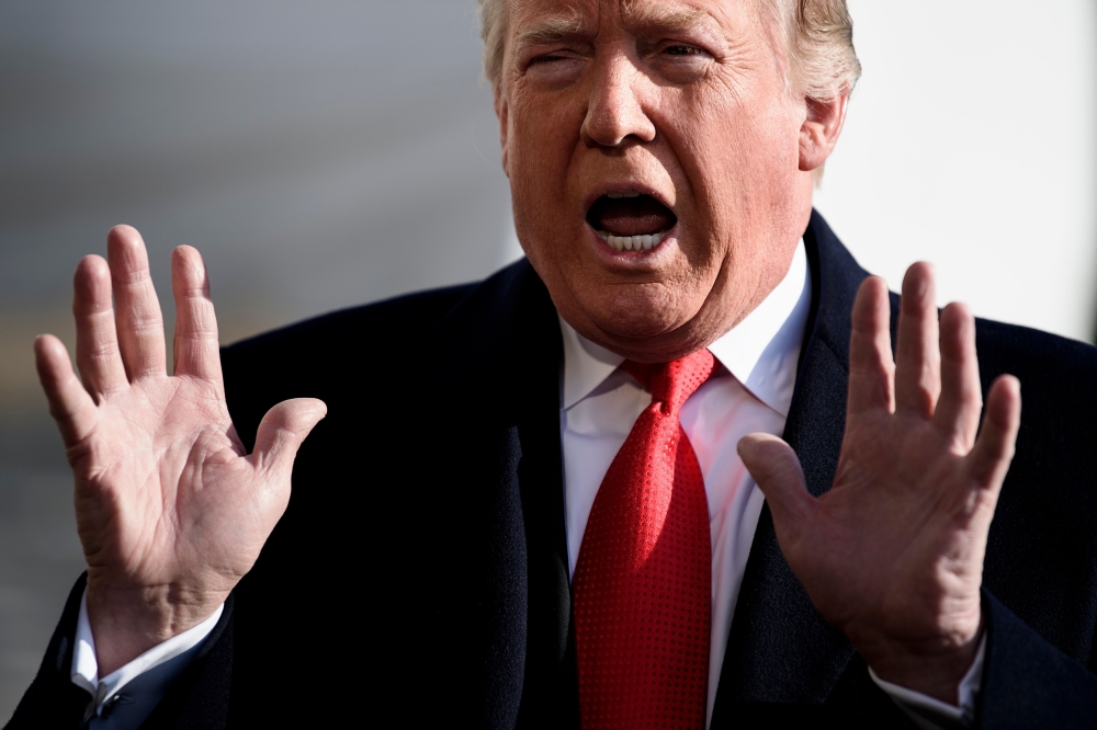 FILE PHOTO: US President Donald Trump. AFP / Brendan Smialowski
