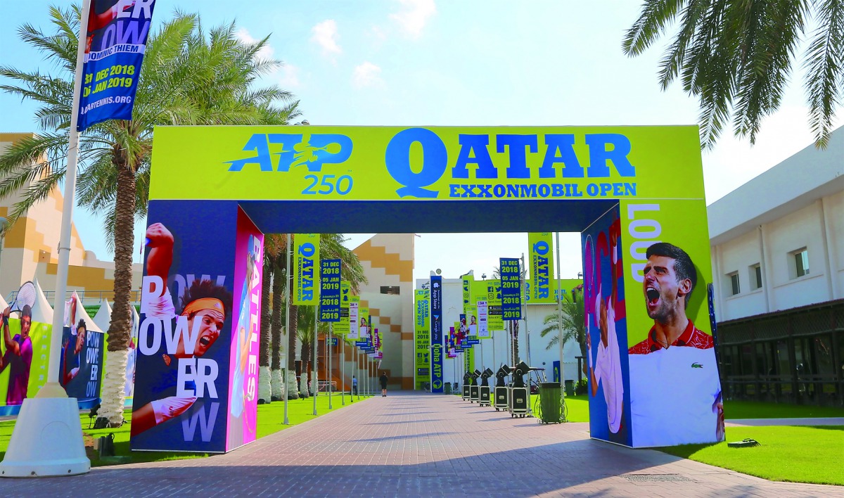 Khalifa International Tennis & Squash Complex is ready to host the 27th edition of the Qatar ExxonMobil Open, from December 31, 2018 to January 5, 2019.
