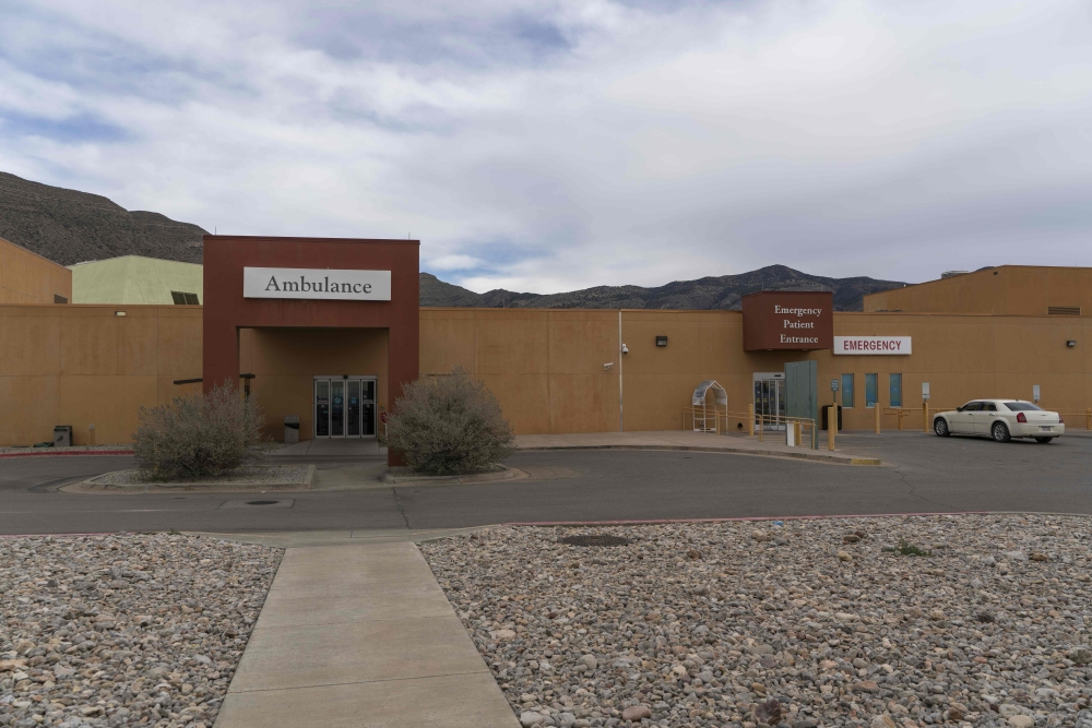Gerald Champion Regional Medical Center in Alamogordo, New Mexico, on December 25, 2018, where Customs and Border Protection reported the death of an eight-year-old migrant from Guatemala which occurred shortly after midnight on Christmas morning.  / AFP 