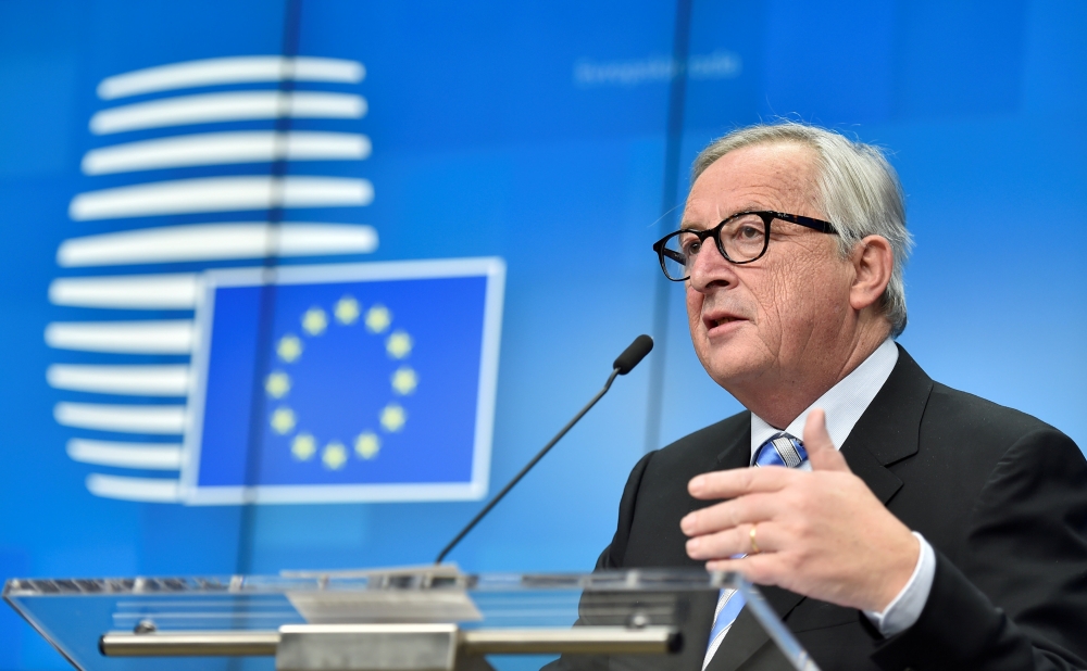 FILE PHOTO: European Commission President Jean-Claude Juncker attends a news conference after a European Union leaders summit in Brussels, Belgium December 14, 2018. REUTERS/Eric Vidal/File Photo