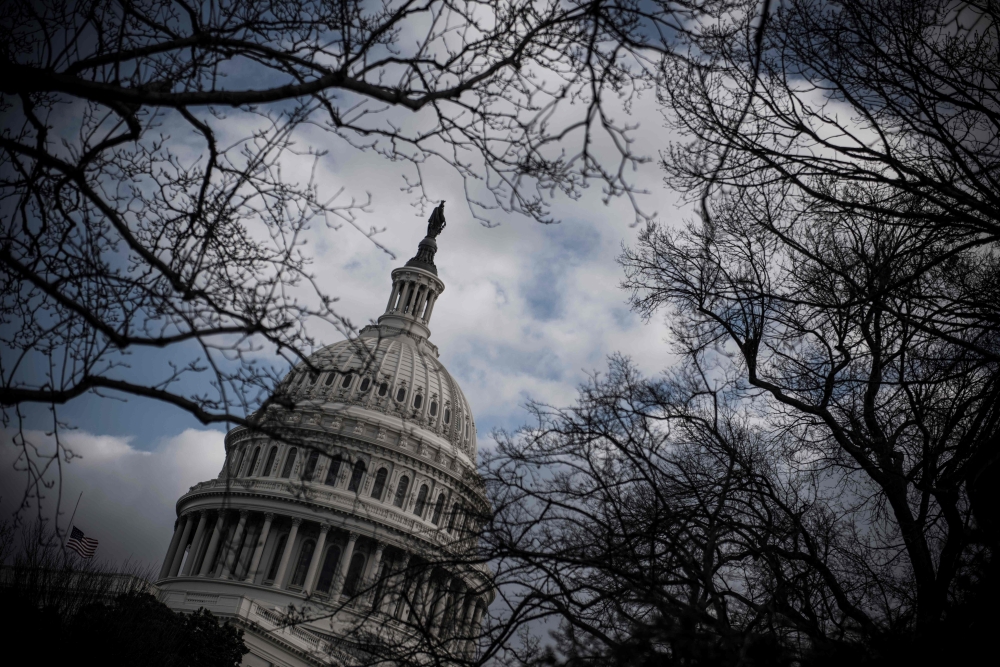 (FILES) In this file photo taken on December 24, 2018 the US Capitol is seen in Washington DC. AFP / Eric BARADAT