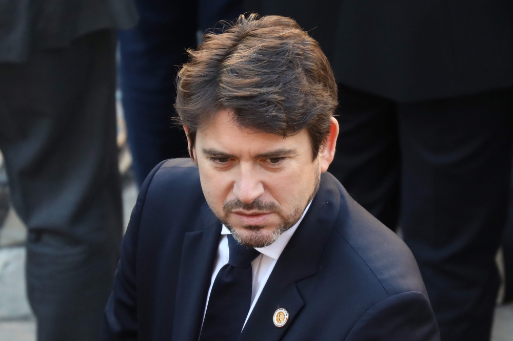 FILE PHOTO: French President's communication advisor Sylvain Fort.  AFP / Ludovic MARIN