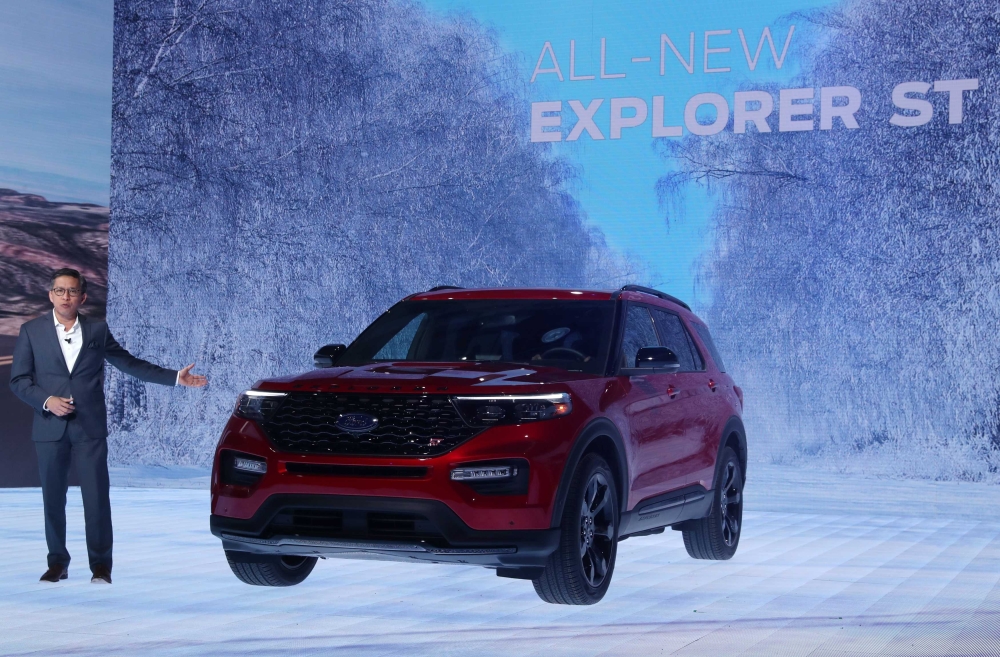 The 2020 Ford Explorer ST is revealed at the North American International Auto Show in Detroit, Michigan, U.S., January 14, 2019. REUTERS/Jonathan Ernst