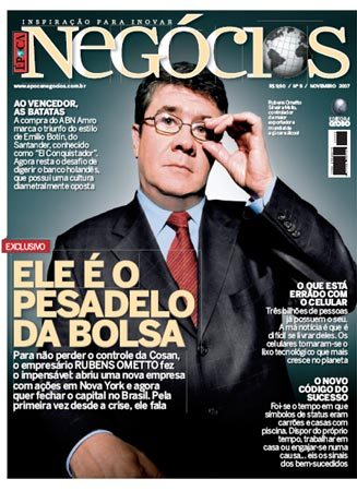 Cosan SA, the powerhouse controlled by 68-year-old Rubens Ometto, is launching a version of Alipay to process payments and money transfers through smartphones. It’s a bet that could save the conglomerate millions in fees and give it a foothold in Brazil’s