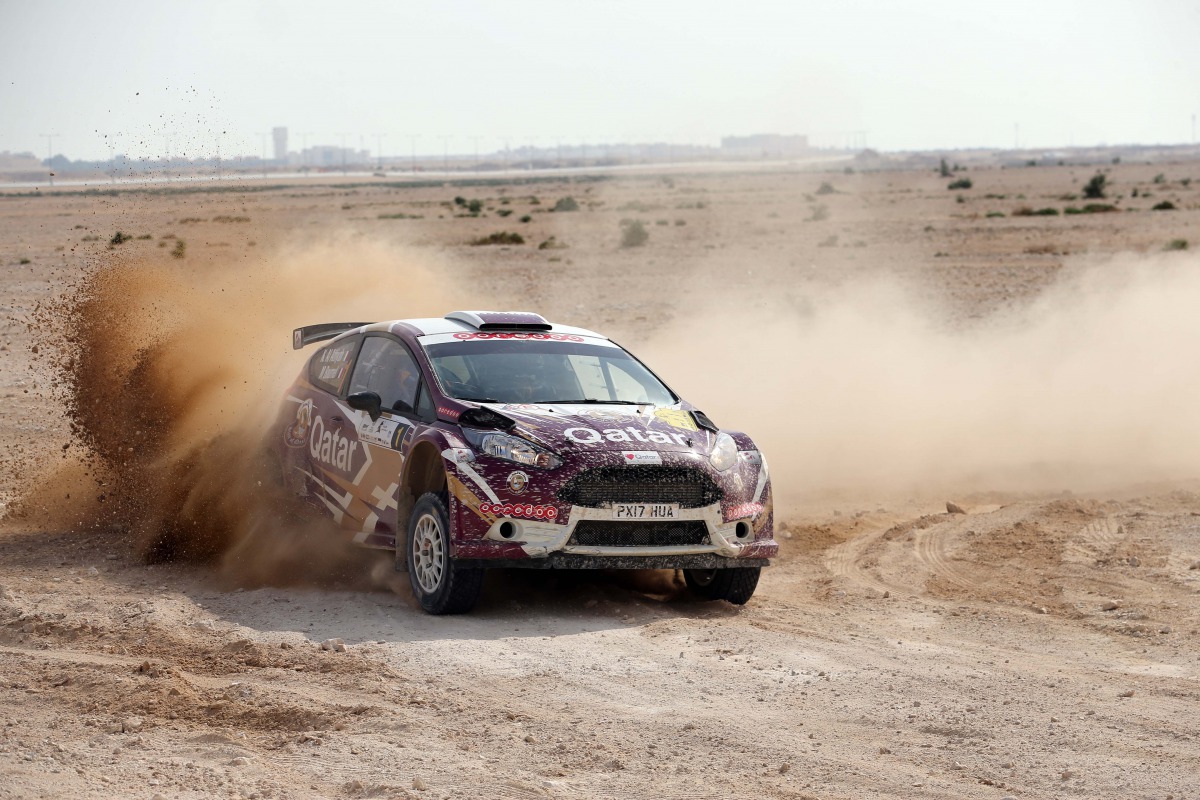 Nasser Saleh Al Attiyah in action in Qatar last November.