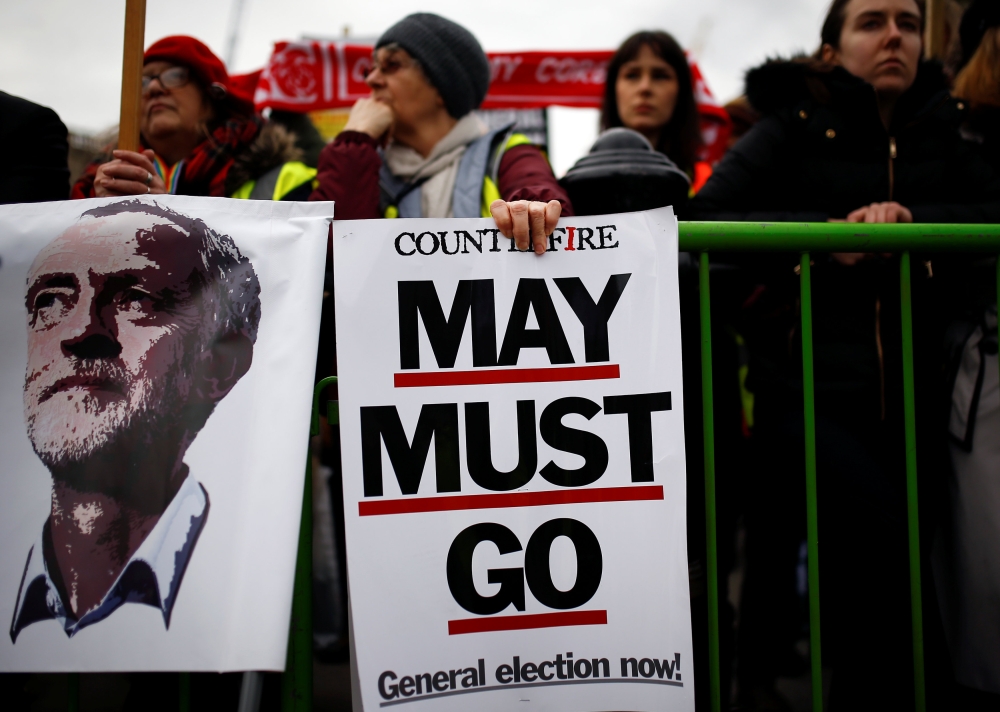 A banner which reads 