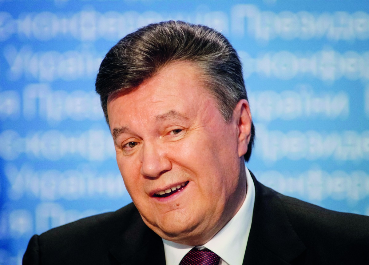Ukrainian President Viktor Yanukovych speaks during a news conference in Kiev March 1, 2013. Reuters/Gleb Garanich