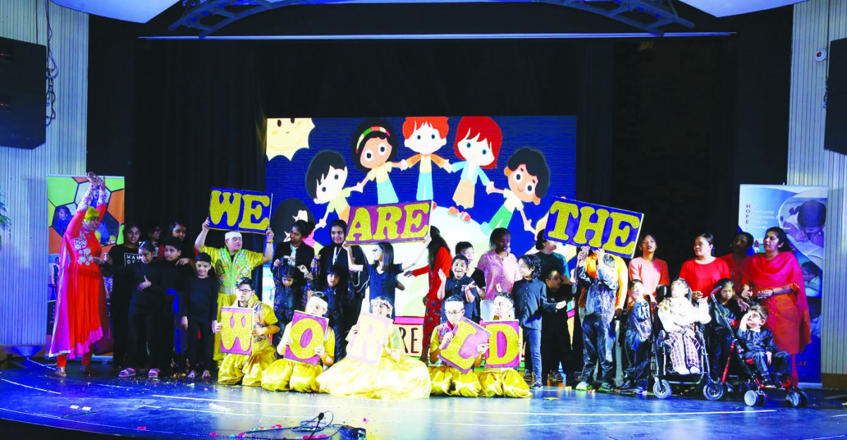 ‘We Are The World’ by students of HOPE Qatar.