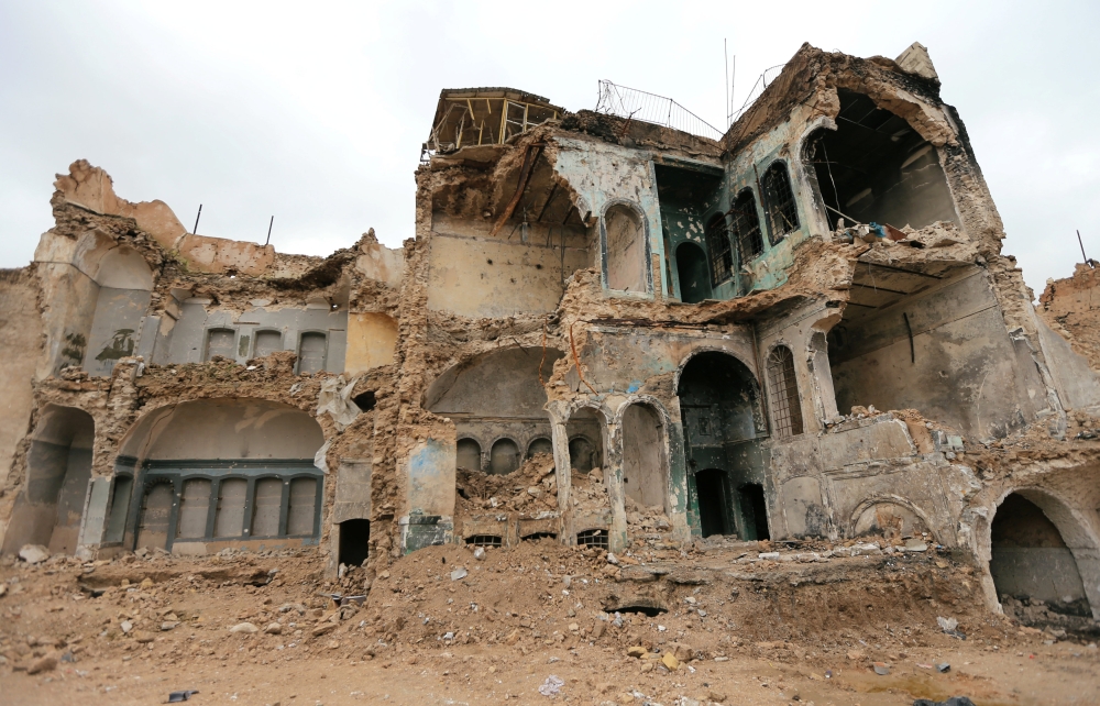 A destroyed house is seen in the Old City of Mosul, Iraq January 29, 2019. Reuters/Ari Jalal