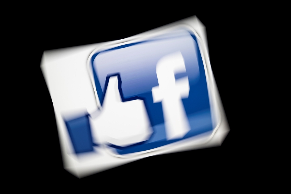 In this file photo taken on February 05, 2019 the Facebook logo is displayed on a tablet in Paris.  AFP / Lionel Bonaventure
 