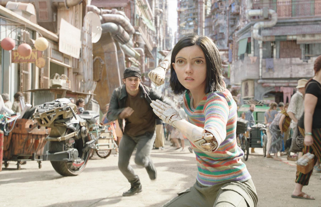 Still from the movie Alita: Battle Angel.