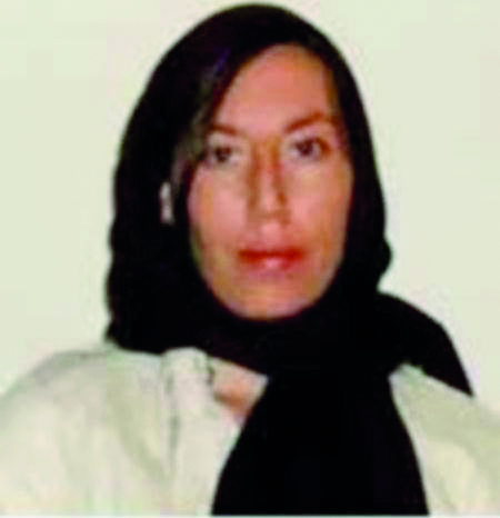 Monica Witt, 39, a former U.S. Air Force officer, indicted for aiding Iran, is seen in this FBI photo released in Washington, February 13, 2019. FBI/Handout via Reuters. 