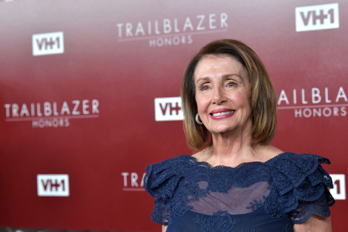 Nancy Pelosi attends VH1 Trailblazer Honors at The Wilshire Ebell Theatre on February 20, 2019 in Los Angeles, California. Amy Sussman/Getty Images/AFP