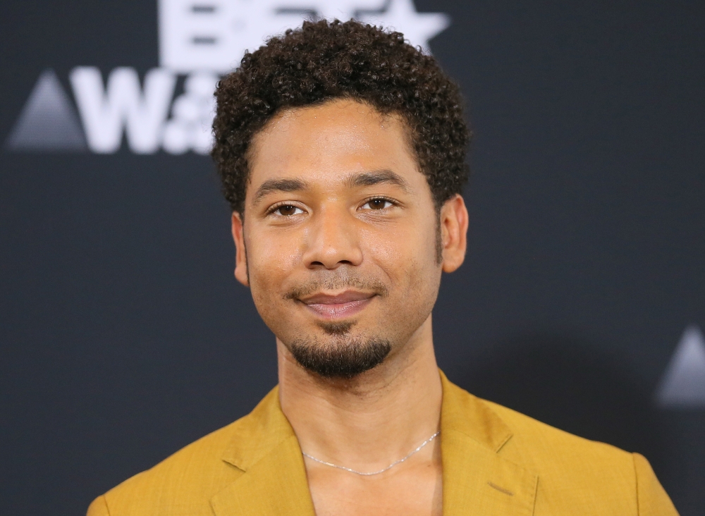 Jussie Smollett poses in the photo room at the 2017 BET Awards in Los Angeles, June 25, 2017. Reuters/Danny Moloshok