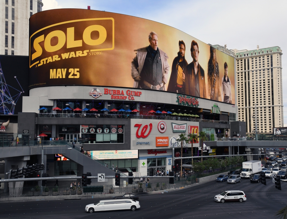 An advertisement for the film, 