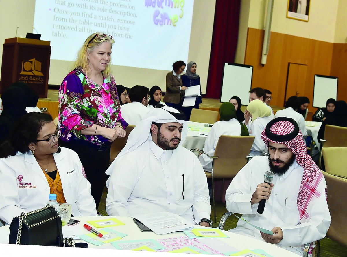 Students engage in some activities before the main IPE event.