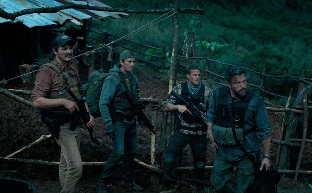 A still from the movie Triple Frontier.