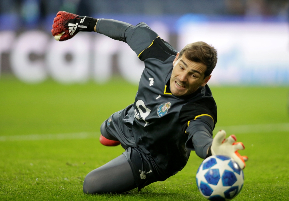 FC Porto's Iker Casillas. REUTERS/Miguel Vidal/File Photo
