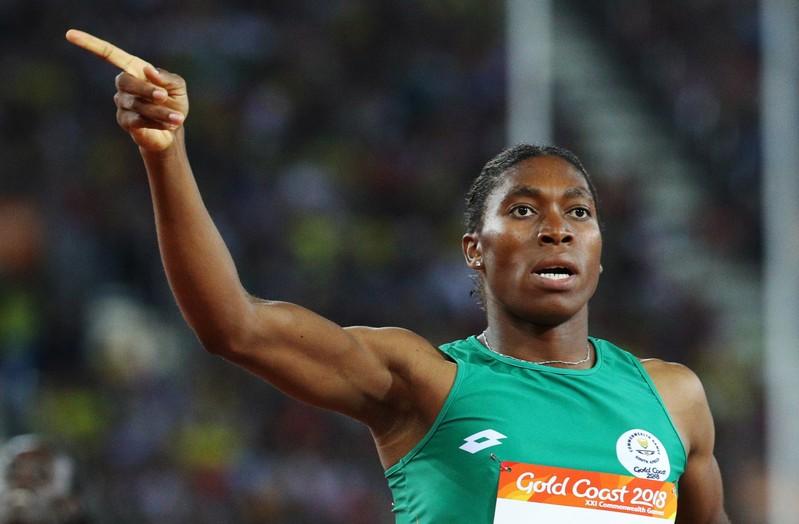 Caster Semenya of South Africa, Women's 800m 2018 Commonwealth Games Final Carrara Stadium - Gold Coast, Australia - April 13, 2018. Reuters/Athit Perawongmetha 