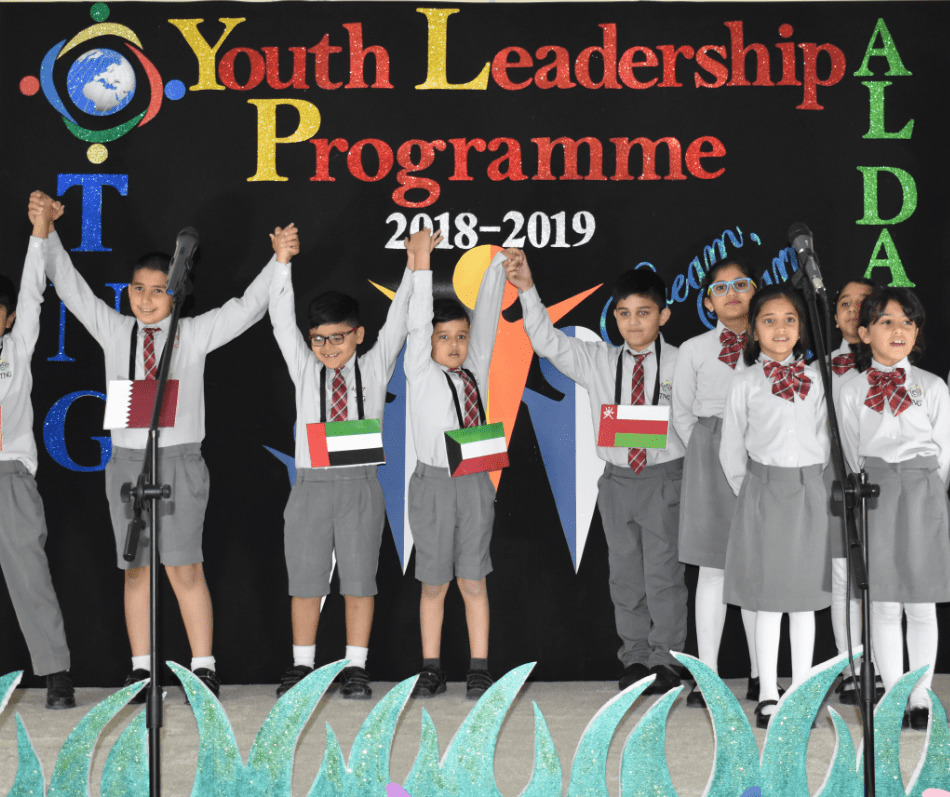 Students participating in a youth leadership program at The Next Generation School, in Al Daayen Campus.