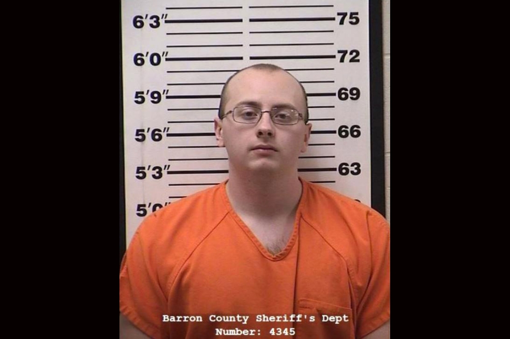 This file police booking photo released on January 11, 2019 shows Jake Thomas Patterson, 21, suspected of kidnapping Jayme Closs,13.  AFP/Barron County Sheriff's Department