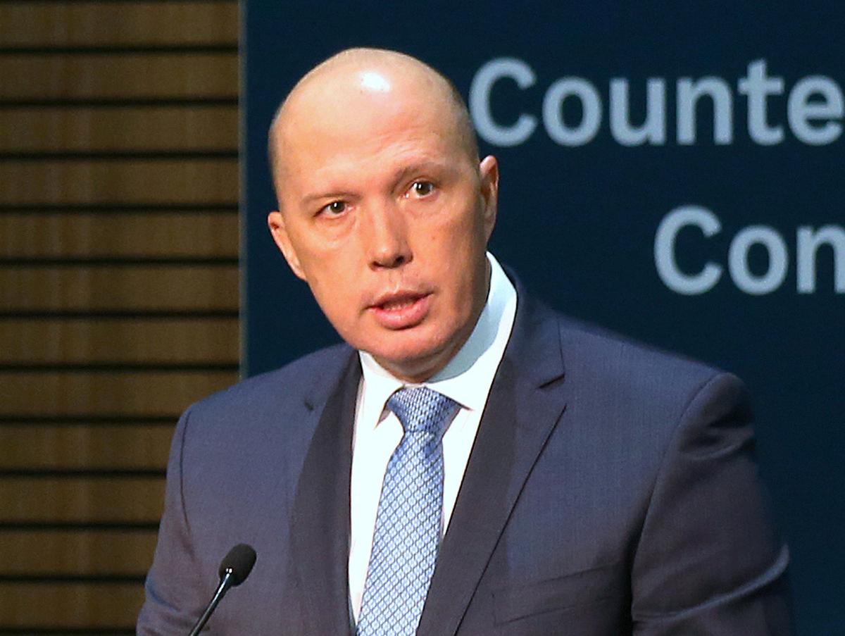 File photo of Home Affairs Minister Peter Dutton. Reuters 