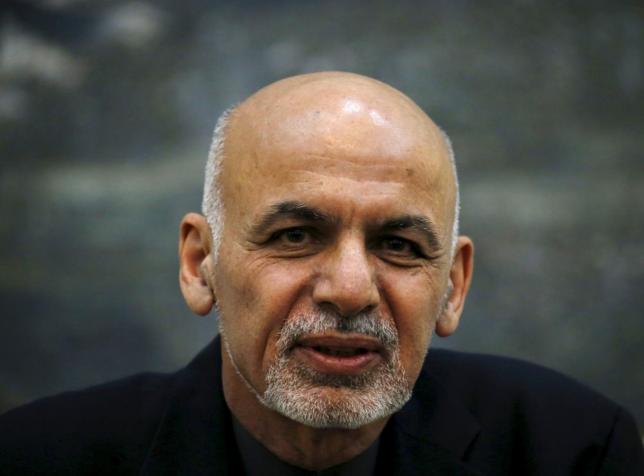 Afghan President Ashraf Ghani speaks during a news conference in Kabul in this December 7, 2015 file photo. (Reuters/Mohammad Ismail) 