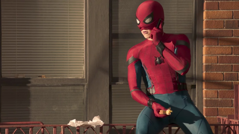 Still from the movie Spiderman:Homecoming.