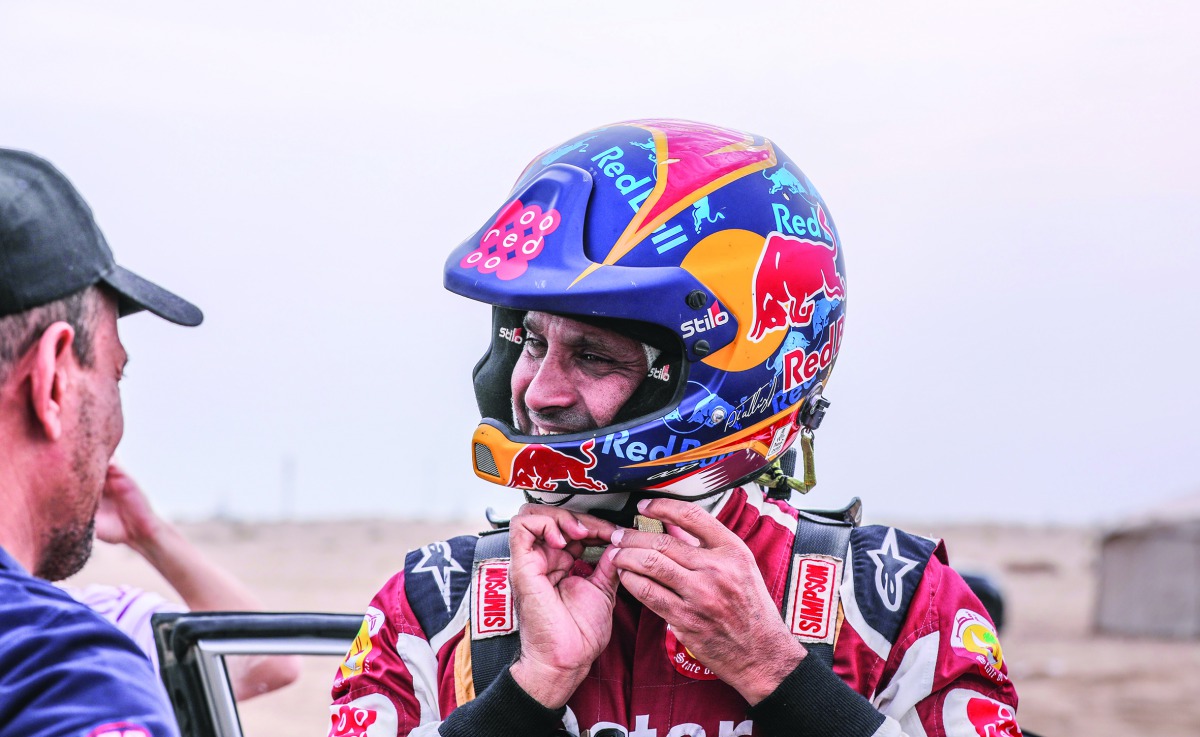 Qatari driver Nasser Saleh Al Attiyah