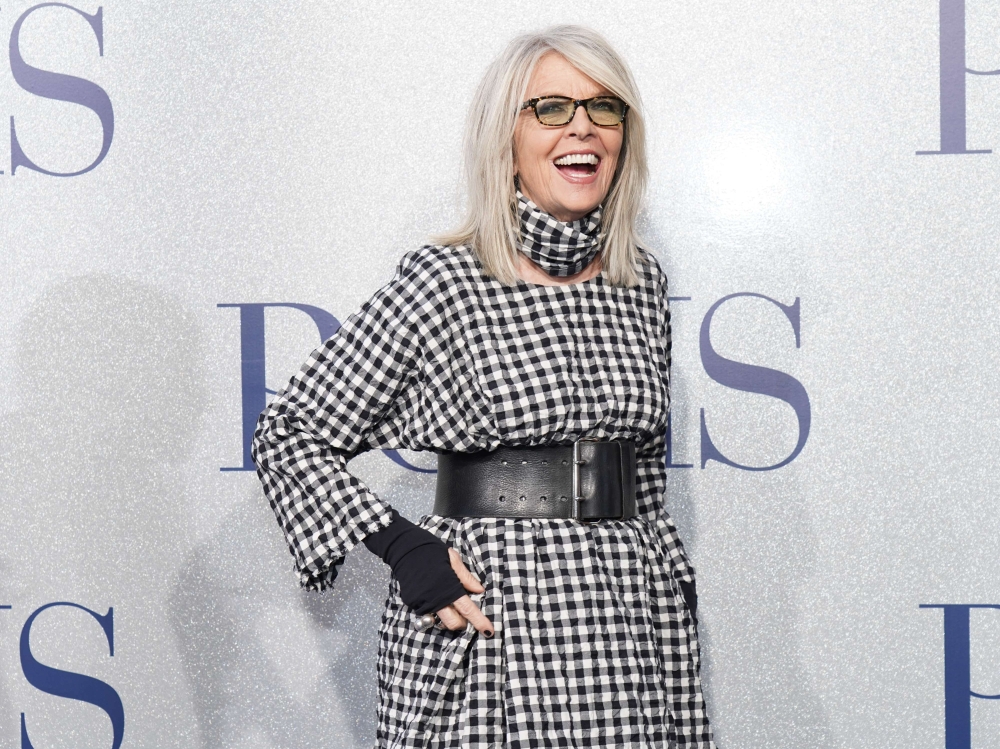 Diane Keaton attends the premiere of STX's 