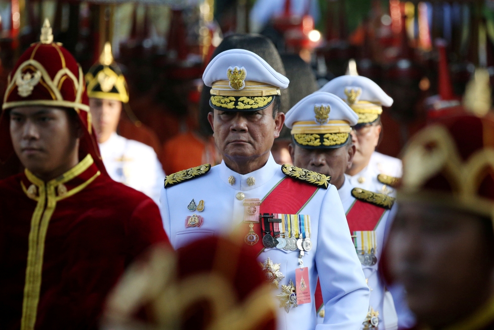 File photo of  Thailand's Prime Minister Prayuth Chan-ocha attends the coronation procession for Thailand's newly crowned King Maha Vajiralongkorn in Bangkok, Thailand May 5, 2019. REUTERS/Athit Perawongmetha/Files