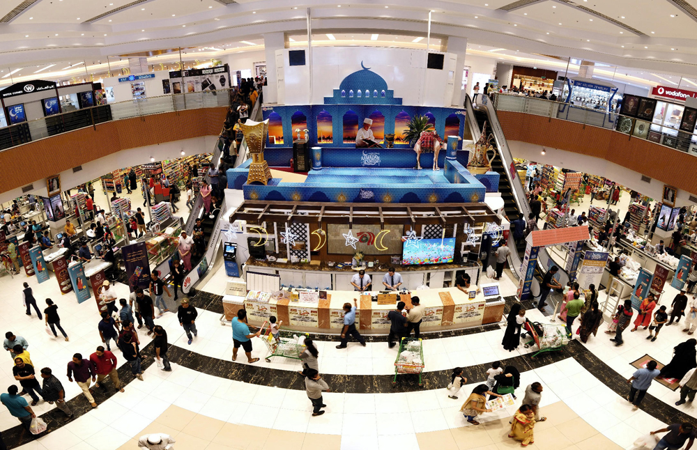 The Lulu Hypermarket on D-Ring Road decorated for Ramadan. Pic: Qassim Rahmatullah/The peninsula
