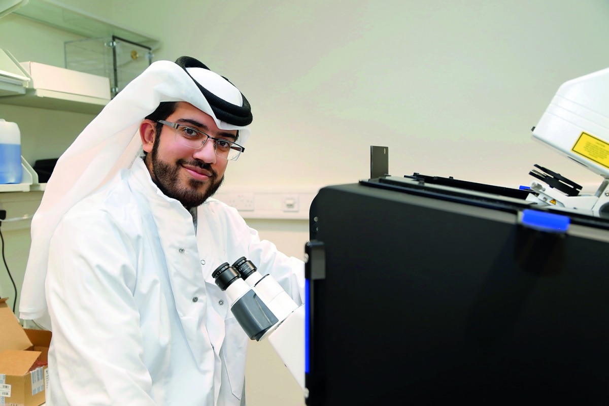 Ahmad Al Shaibi, Research Specialist at Sidra Medicine. 
