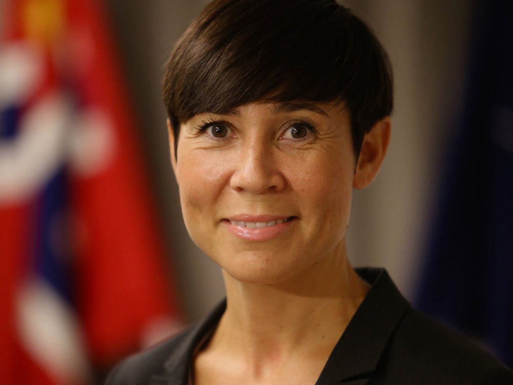 Minister of Foreign Affairs Ine Eriksen Soreide 