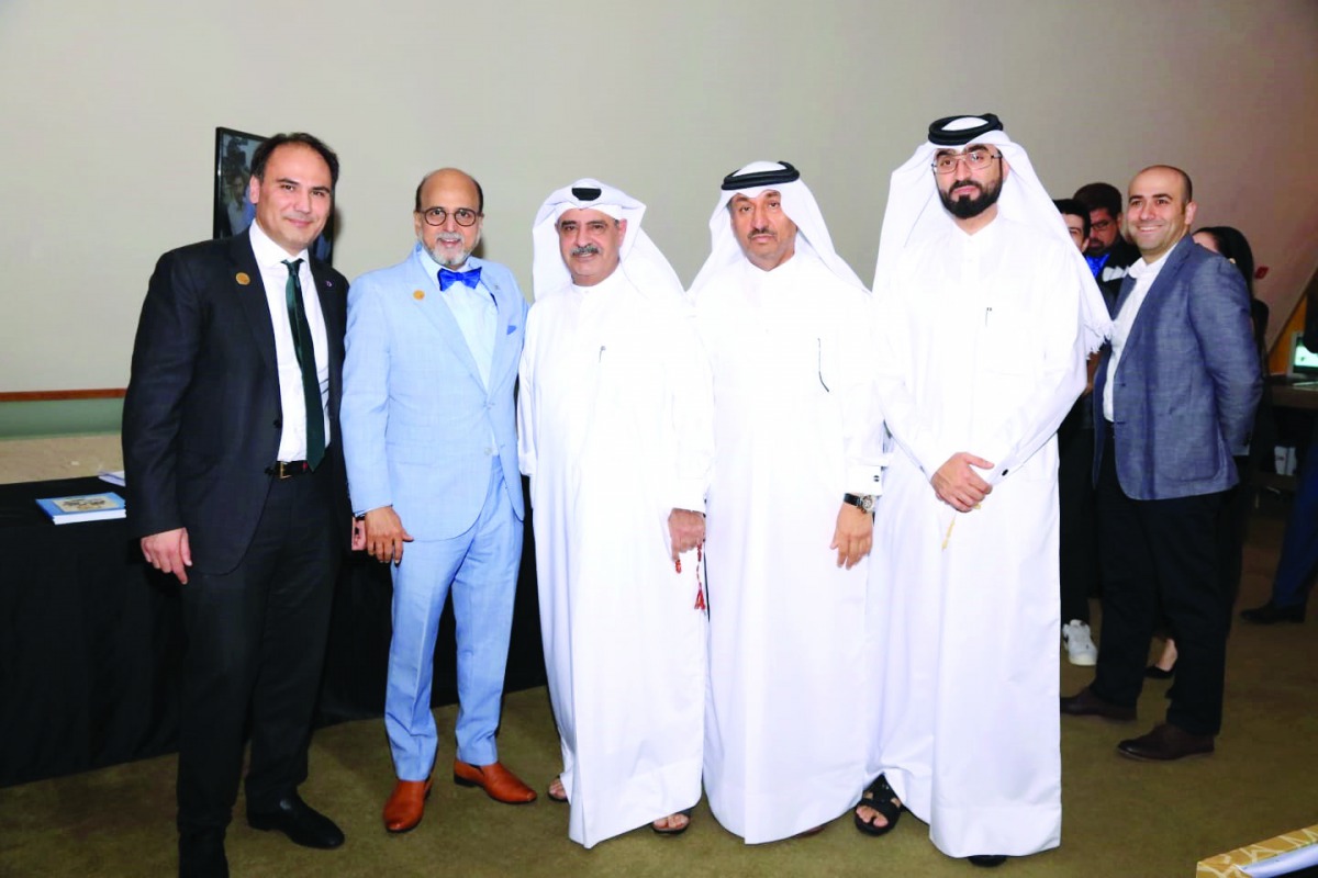 Top officials of Doha Bank during the Suhoor banquet at Sheraton Doha.