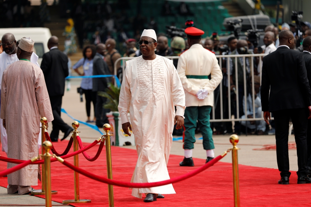 Mali President Ibrahim Boubacar Keita is seen during a celebration marking the new Democracy Day, a national holiday in honour of late M.K.O Abiola in Abuja, Nigeria June 12, 2019 REUTERS/Afolabi Sotunde