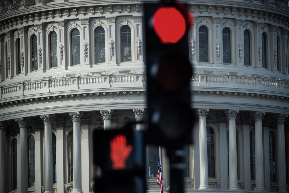 US Capitol is seen in Washington on December 17, 2018.  (AFP/Saul Loeb) 