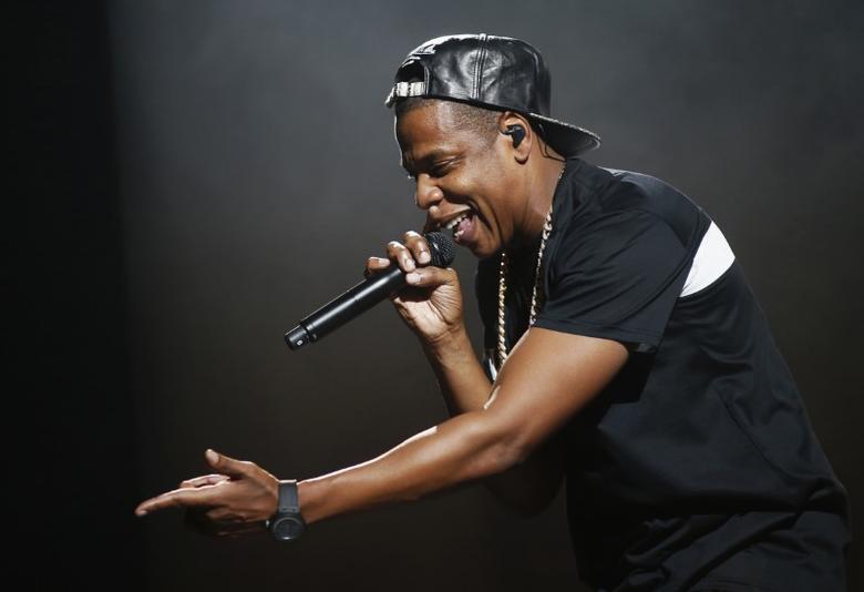 American rapper Jay-Z performs at Bercy stadium in Paris, October 17, 2013. Reuters/Benoit Tessier 