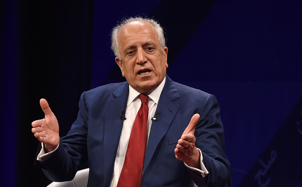 File photo of US special representative for Afghan peace and reconciliation Zalmay Khalilzad. (AFP / WAKIL KOHSAR) 