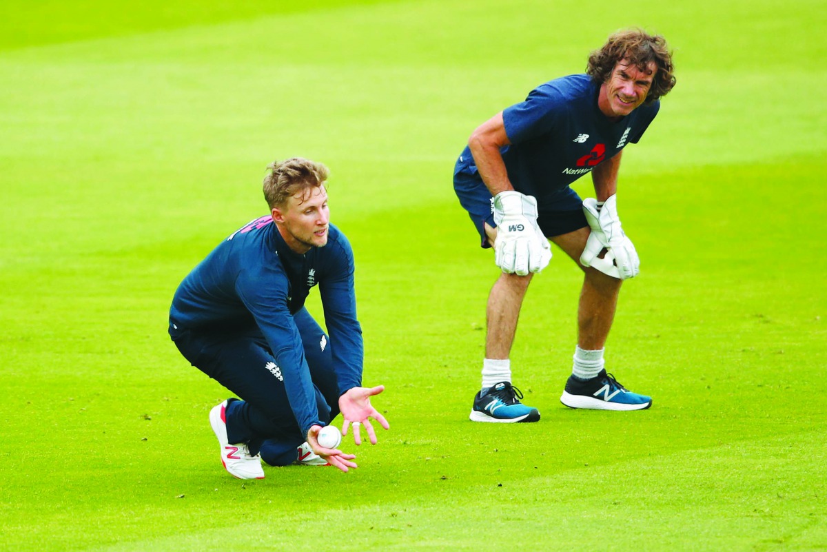 England's Joe Root during nets. (Action Images via Reuters/Andrew Boyers) 
