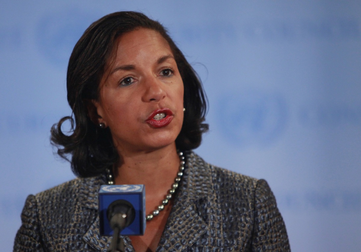 Former US National Security Advisor Susan Rice