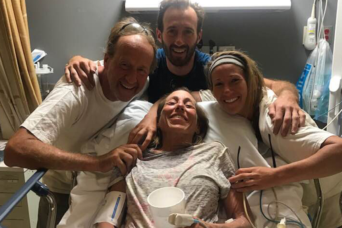 Sheryl Powell, (in the middle) of Huntington Beach, California, detailed what it was like to be missing what she remembers of the man during an appearance Tuesday on NBC's 