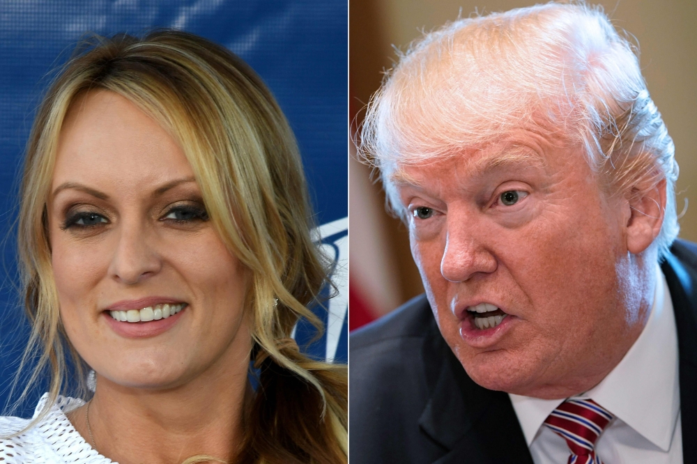 Adult film actress Stormy Daniels and US President Donald Trump (AFP Getty Images/North America/Ethan Miller & Mandel Ngan) 