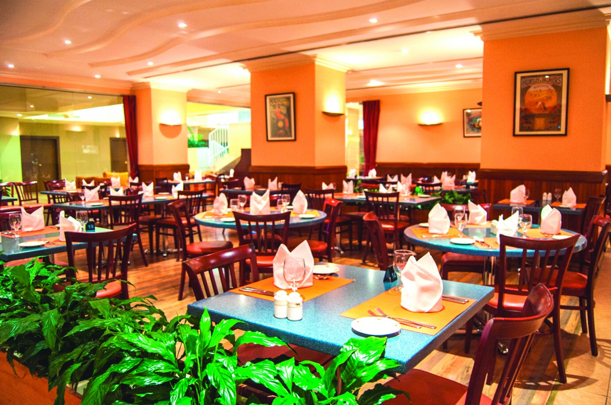 La Brasserie Restaurant at Mercure Hotel. 