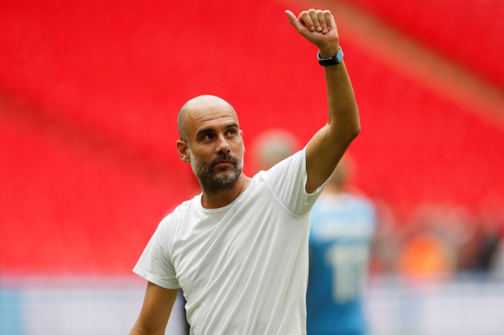 Manchester City manager Pep Guardiola. Reuters/Matthew Childs